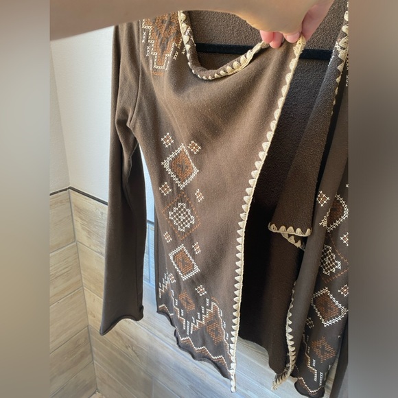 Roper Aztec Lightweight Cardigan - Picture 2 of 5